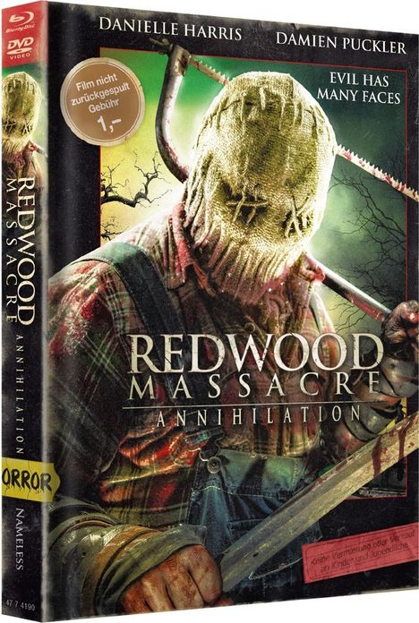 Redwood Massacre - Annihilation (Blu-ray &amp; DVD im Mediabook), 1 Blu-ray Disc und 1 DVD