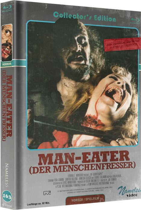 Man-Eater - Der Menschenfresser (Blu-ray &amp; DVD im Mediabook), 1 Blu-ray Disc und 1 DVD