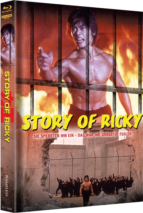 Story of Ricky (Ultra HD Blu-ray &amp; Blu-ray im Mediabook), 1 Ultra HD Blu-ray und 1 Blu-ray Disc