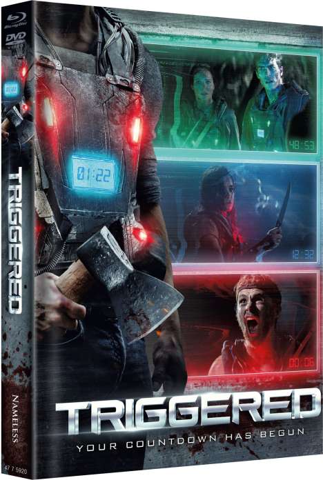 Triggered (Blu-ray &amp; DVD im Mediabook), 1 Blu-ray Disc und 1 DVD