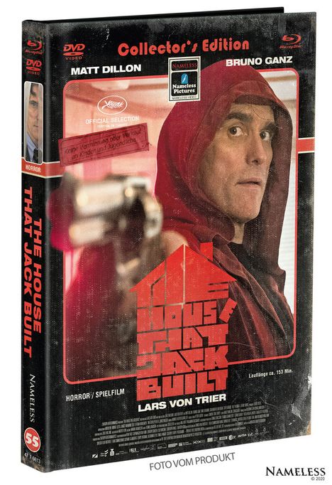 The House That Jack Built (Blu-ray &amp; DVD im Mediabook), 1 Blu-ray Disc und 1 DVD