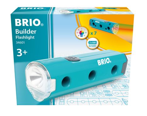 BRIO Builder - 34601 Taschenlampe | Entwicklungsförderndes Konstruktionsspielzeug für Kinder ab 3 Jahren, Spiele