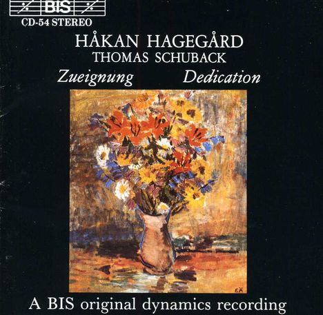 Hakan Hagegard singt Lieder, CD