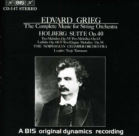 Edvard Grieg (1843-1907): Aus Holbergs Zeit-Suite op.40, CD