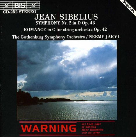 Jean Sibelius (1865-1957): Symphonie Nr.2, CD