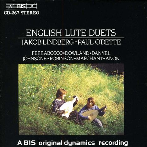 Jakob Lindberg &amp; Paul O'Dette - Englische Lautenduette, CD
