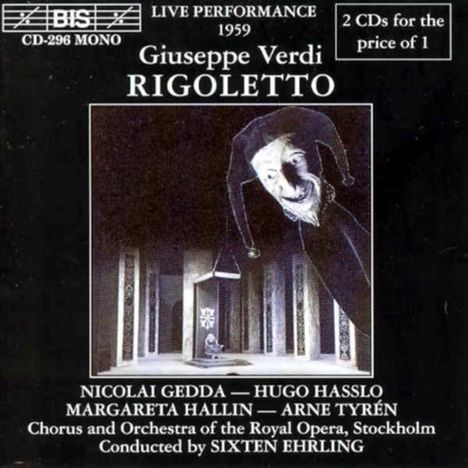 Giuseppe Verdi (1813-1901): Rigoletto, 2 CDs