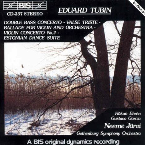 Eduard Tubin (1905-1982): Violinkonzert Nr.2, CD