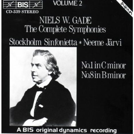 Niels Wilhelm Gade (1817-1890): Symphonien Nr.1 &amp; 8, CD