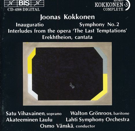 Joonas Kokkonen (1921-1996): Symphonie Nr.2, CD