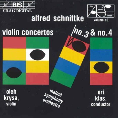 Alfred Schnittke (1934-1998): Violinkonzerte Nr.3 &amp; 4, CD