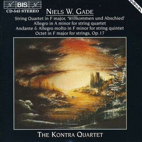 Niels Wilhelm Gade (1817-1890): Streichoktett op.17, CD