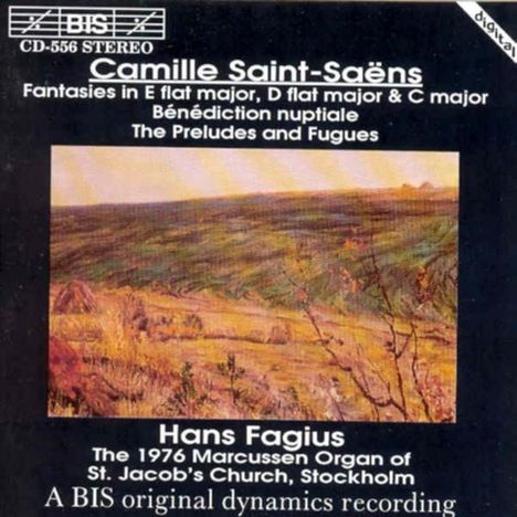 Camille Saint-Saens (1835-1921): Orgelwerke, CD
