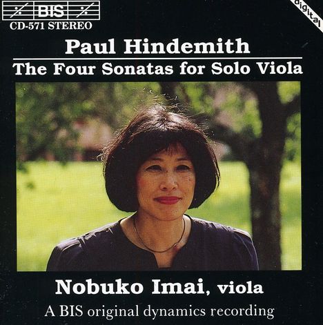 Paul Hindemith (1895-1963): Sonaten für Viola solo, CD