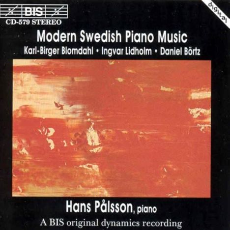 Hans Palsson - Neue schwed. Klaviermusik, CD