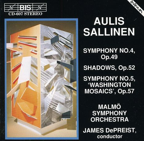 Aulis Sallinen (geb. 1935): Symphonien Nr.4 &amp; 5, CD