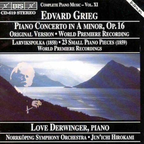 Edvard Grieg (1843-1907): Klavierkonzert op.16, CD