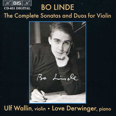 Bo Linde (1933-1970): Violinsonate op.10, CD