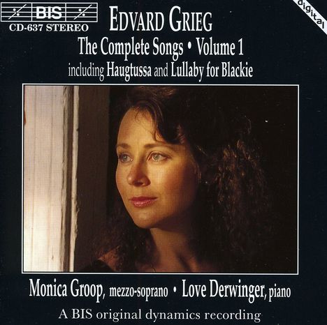 Edvard Grieg (1843-1907): Sämtliche Lieder Vol.1, CD