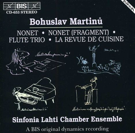 Bohuslav Martinu (1890-1959): Trio f.Flöte,Cello &amp; Klavier, CD