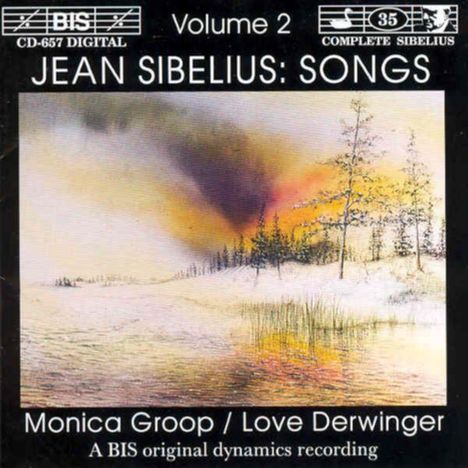 Jean Sibelius (1865-1957): Lieder Vol.2, CD