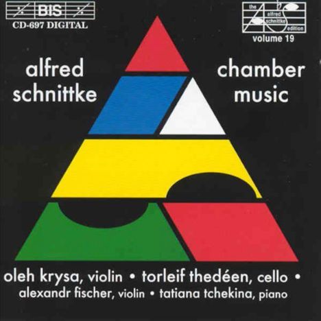 Alfred Schnittke (1934-1998): Kammermusik, CD