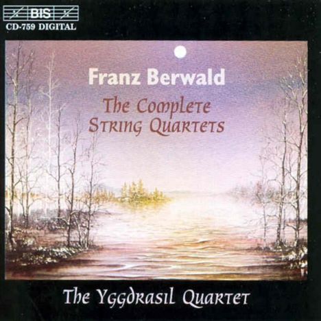 Franz Berwald (1796-1868): Streichquartette Nr.1-3, CD