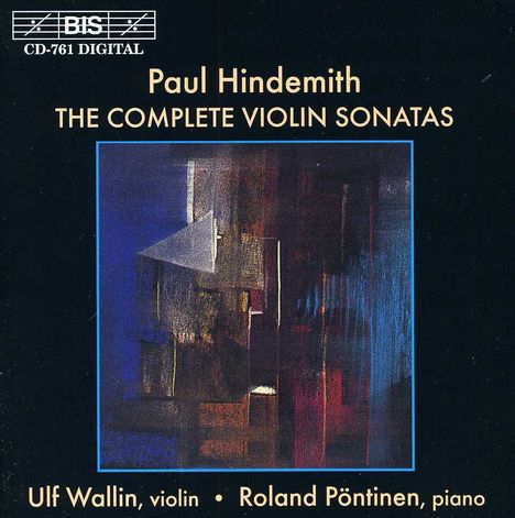 Paul Hindemith (1895-1963): Sonaten für Violine &amp; Klavier, CD