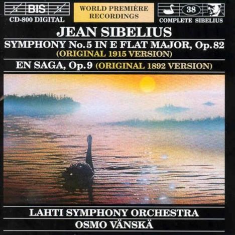 Jean Sibelius (1865-1957): Symphonie Nr.5, CD