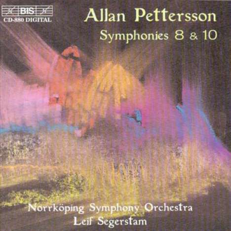 Allan Pettersson (1911-1980): Symphonien Nr.8 &amp; 10, CD