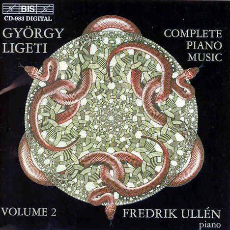 György Ligeti (1923-2006): Sämtliche Klavierwerke Vol.2, CD