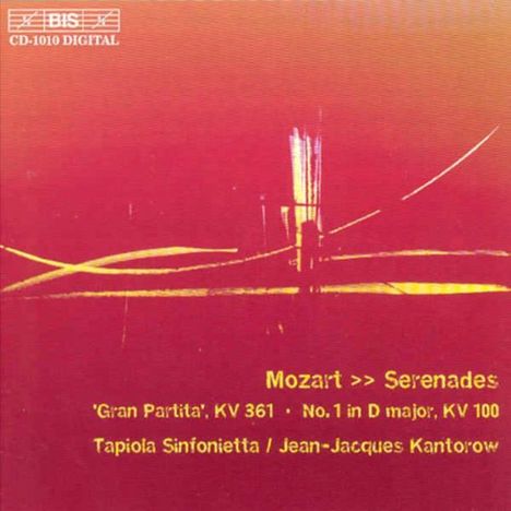 Wolfgang Amadeus Mozart (1756-1791): Serenaden Nr.1 &amp; 10 (KV 100 &amp; KV 361 "Gran Partita"), CD