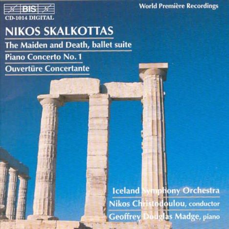 Nikos Skalkottas (1904-1949): Klavierkonzert Nr.1, CD