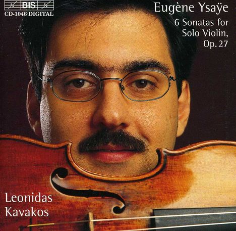 Eugene Ysaye (1858-1931): Sonaten für Violine solo op.27 Nr.1-6, CD