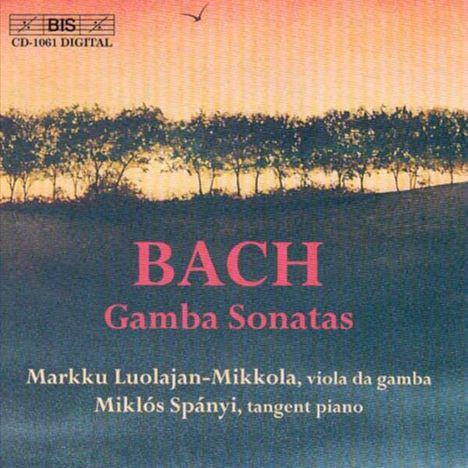 Johann Sebastian Bach (1685-1750): Gambensonaten BWV 1027-1029, CD