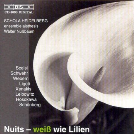 Schola Heidelberg - Nuits - "Weiß wie Lilien", CD