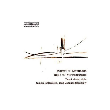 Wolfgang Amadeus Mozart (1756-1791): Serenaden Nr.4 &amp; 5, CD