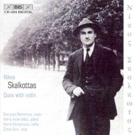 Nikos Skalkottas (1904-1949): Werke für Violine & Klavier, CD