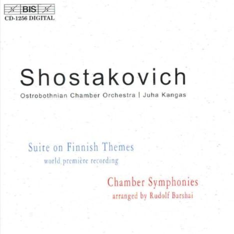 Dmitri Schostakowitsch (1906-1975): Suite on Finnish Themes, CD