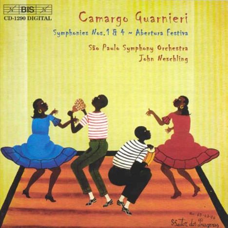 Mozart Camargo Guarnieri (1907-1993): Symphonien Nr.1 &amp; 4, CD