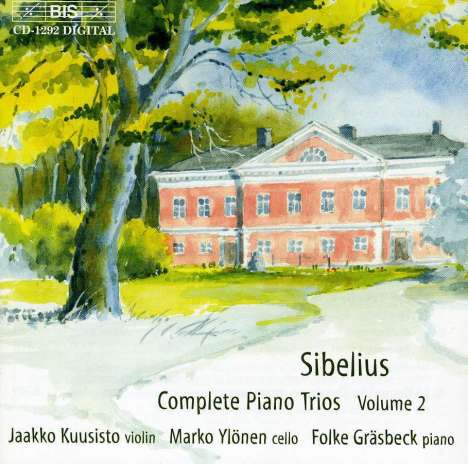 Jean Sibelius (1865-1957): Klaviertrios C-Dur &amp; D-Dur, CD