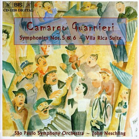 Mozart Camargo Guarnieri (1907-1993): Symphonien Nr.5 &amp; 6, CD