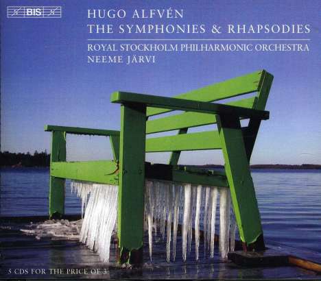 Hugo Alfven (1872-1960): Symphonien Nr.1-5, 4 CDs