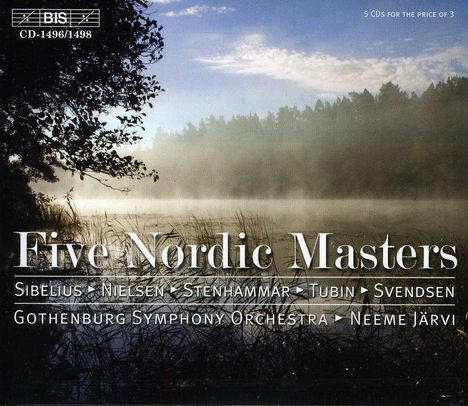 Five Nordic Masters, 5 CDs