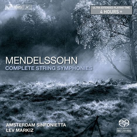 Felix Mendelssohn Bartholdy (1809-1847): Streichersymphonien Nr.1-12, Super Audio CD Non-Hybrid