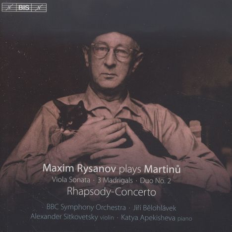 Bohuslav Martinu (1890-1959): Rhapsodie-Konzert für Viola &amp; Orchester, Super Audio CD