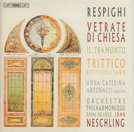 Ottorino Respighi (1879-1936): Trittico Botticelliano, Super Audio CD