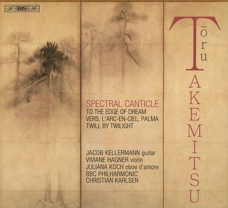 Toru Takemitsu (1930-1996): Spectral Canticle für Violine, Gitarre &amp; Orchester (SACD), Super Audio CD