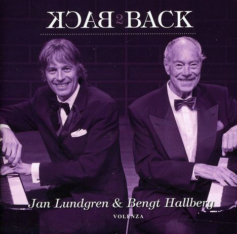 Bengt Hallberg &amp; Jan Lundgren: Back To Back, CD