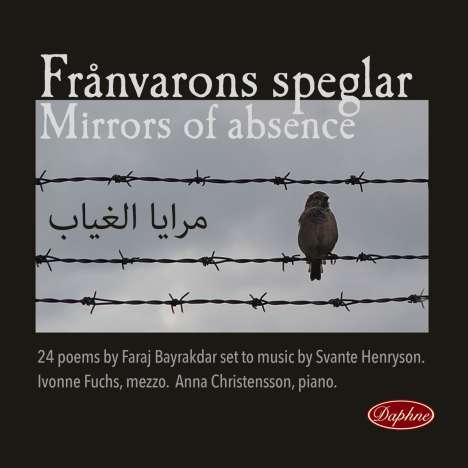 Svante Henryson (geb. 1963): Mirrors of Absence, CD